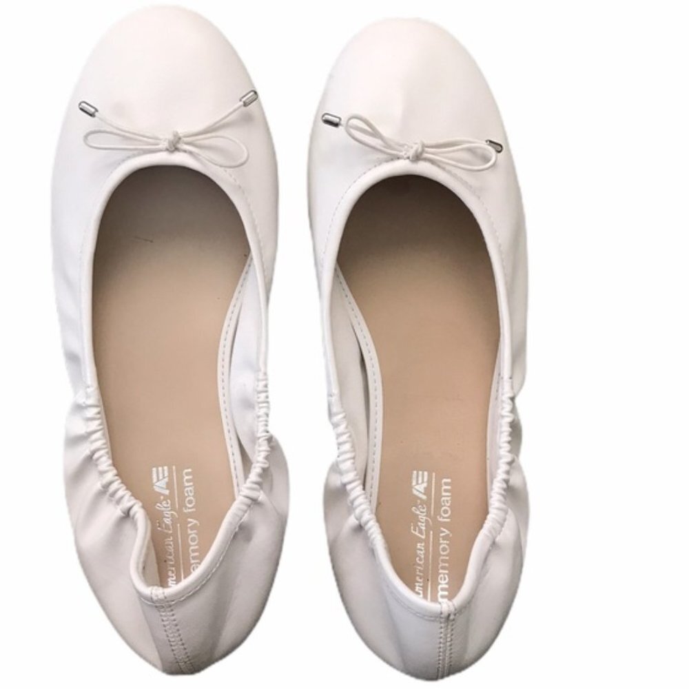 American Eagle Girls's White Ballet Flats
